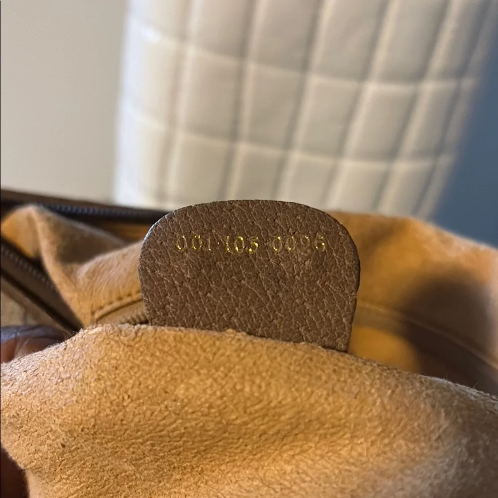 Gucci Beige and Brown Monogram Crossbody Bag - Picture 10 of 15